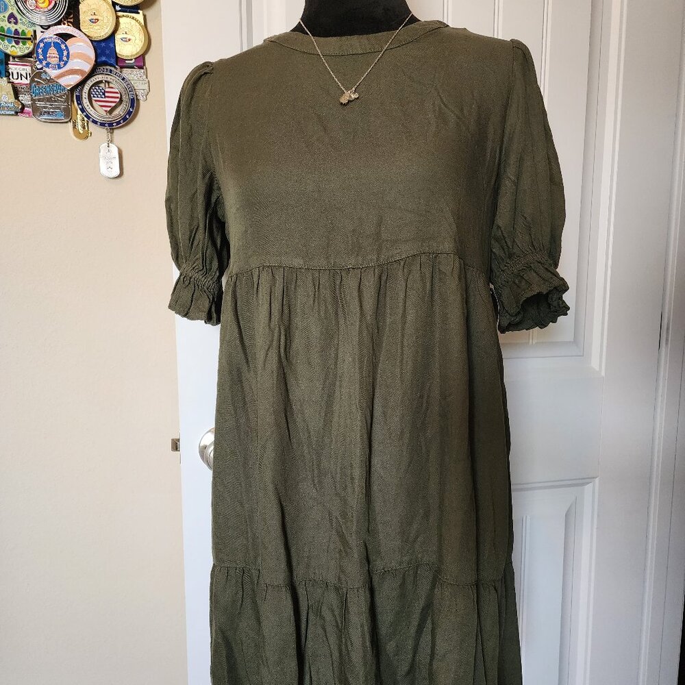 NY & Company Tiered Mini Dress